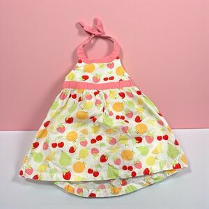 Gymboree‎ Berry Sweet Baby Infant Girl Size 3-6 mo Halter Style Dress Fruit